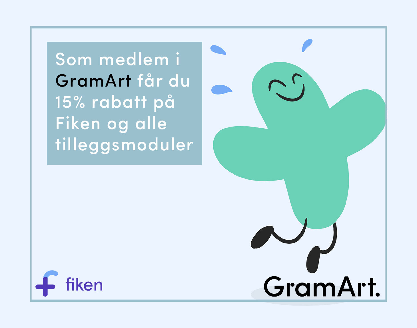 Få rabatt på Fiken gjennom GramArt