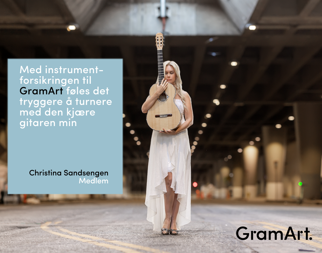 Instrumentforsikring for artister gjennom IF