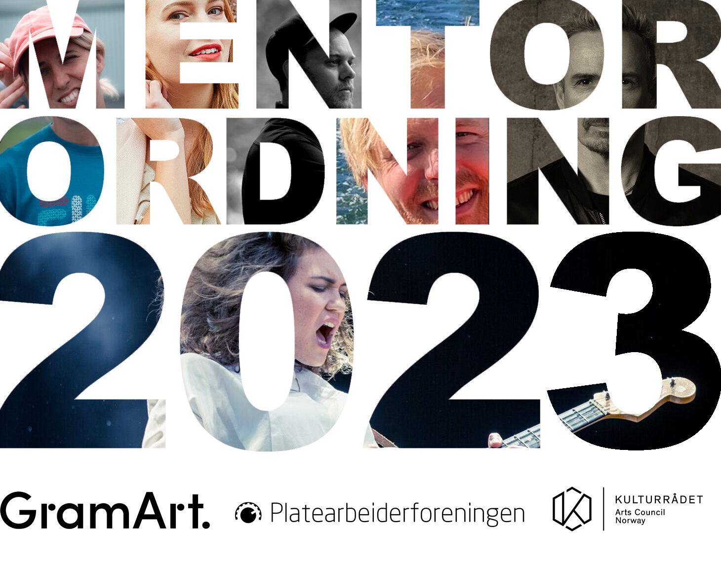 collage av kjente artister musikkprodusenter GramArt