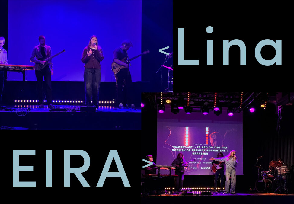 EIRA og Lina spilte på Backstage-dagen